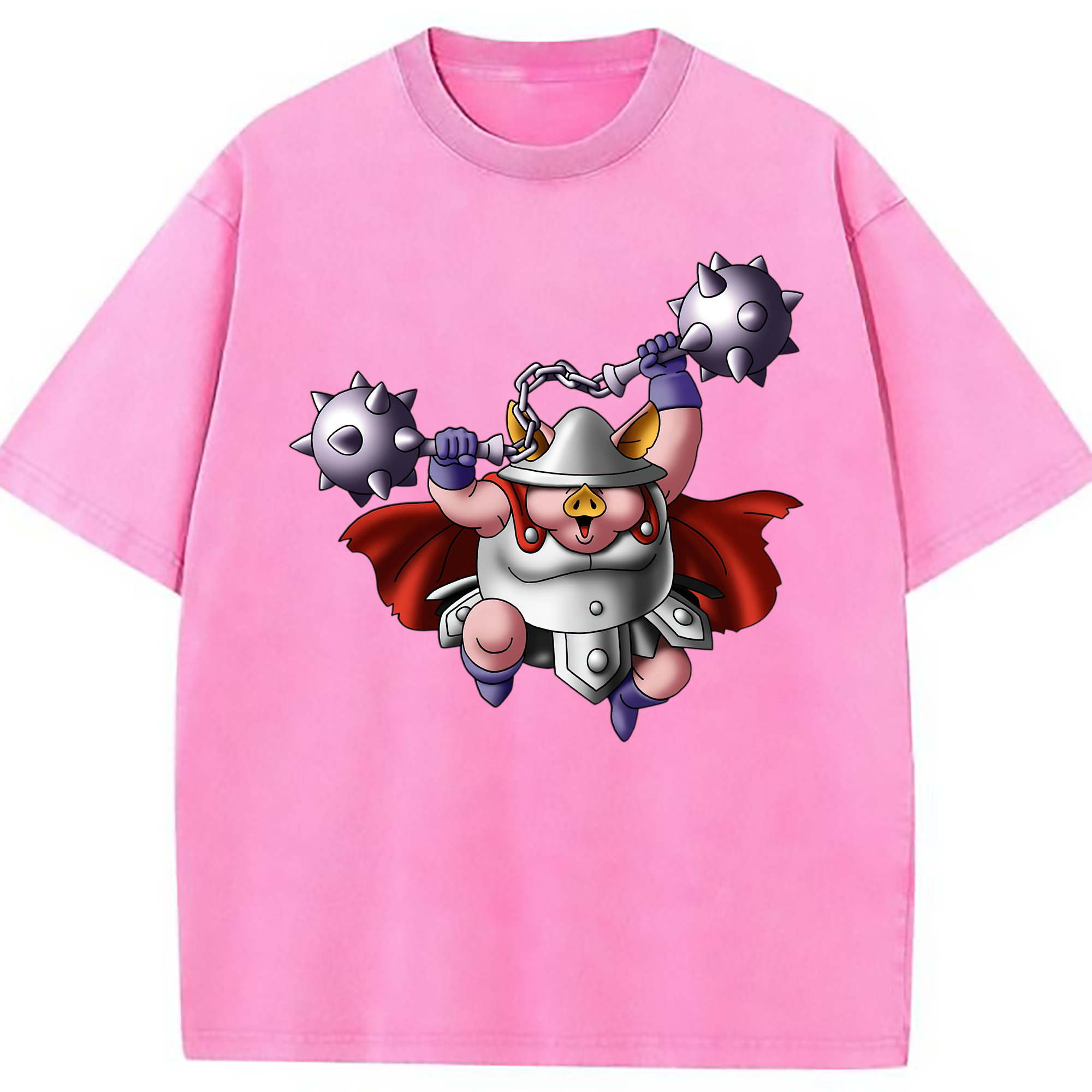 （画像用） ドラゴンクエスト Doragon Kuesuto Dragon Quest 綿100% ヴィンテージ風 半袖Tシャツ（フロントプリント）